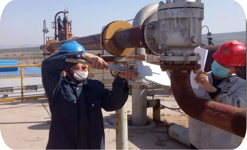 油庫管線吹掃工作圓滿完成，保障油品運輸安全