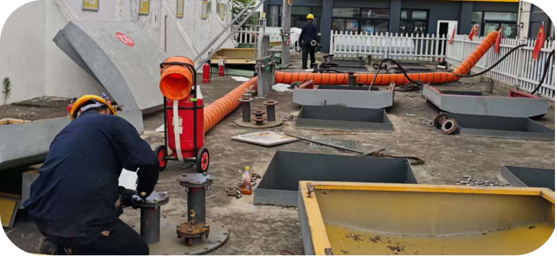 鎮(zhèn)江某加油站油罐清洗工作圓滿完成